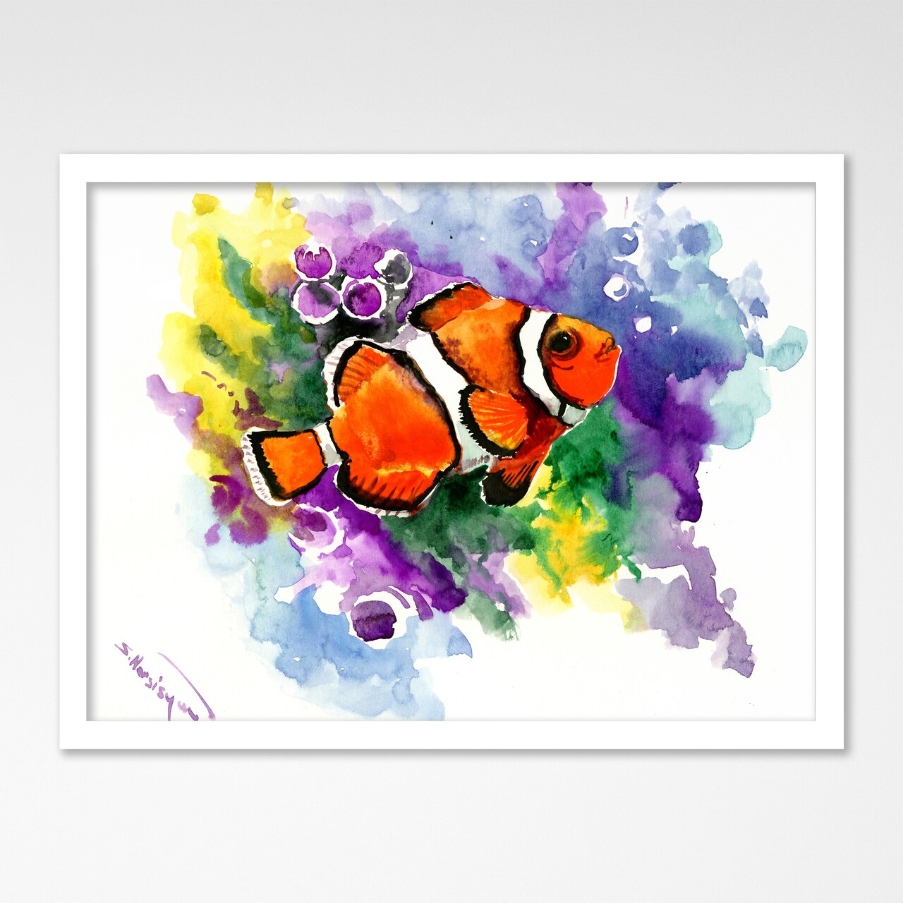 Coral Reef Fish  by Suren Nersisyan  Framed Print - Americanflat